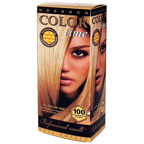 Tinta Per Capelli N° 100 Super-biondo ""color Time"" Con Pappa Reale E Vitamina C - Foto 1