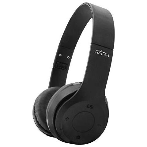 Media-tech Epsilion Bt Mt3591 Cuffie Wireless Bluetooth 4.2 Microfono Radio Fm Nero - Foto 1