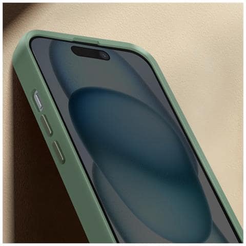Cover Magsafe Per Iphone 15 Plus In Silicone Astro Dust Verde Salvia - Foto 5