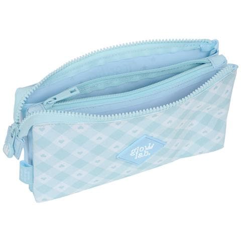 Portaoggetti Triplo Glow Lab Cisnes Azzurro Chiaro 22 X 12 X 3 Cm - Foto 2