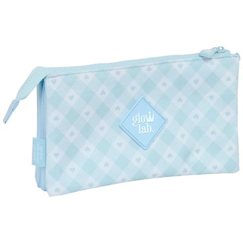 Portaoggetti Triplo Glow Lab Cisnes Azzurro Chiaro 22 X 12 X 3 Cm - Foto 3