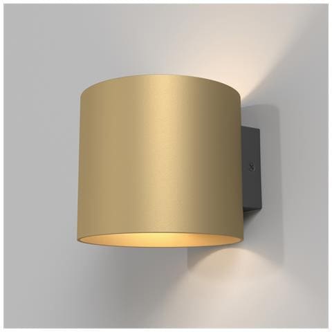 Applique Da Parete Moderno Rond Alluminio Oro 1 Luce G9 50w - Foto 2