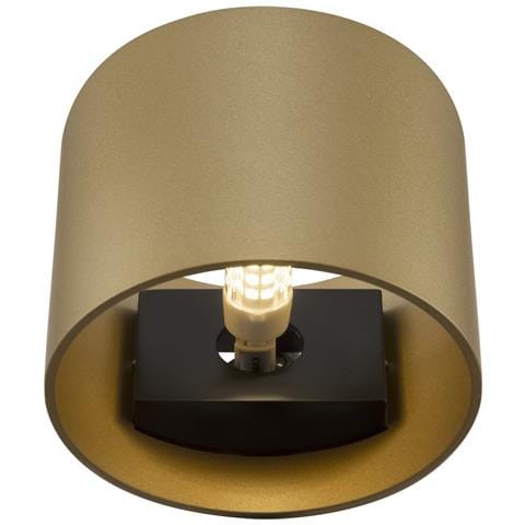 Applique Da Parete Moderno Rond Alluminio Oro 1 Luce G9 50w - Foto 3