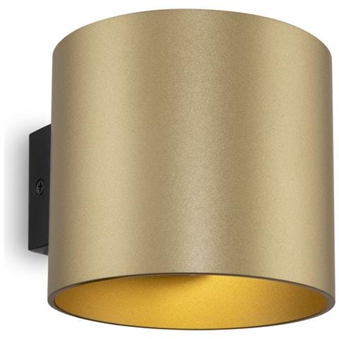 Applique Da Parete Moderno Rond Alluminio Oro 1 Luce G9 50w - Foto 1