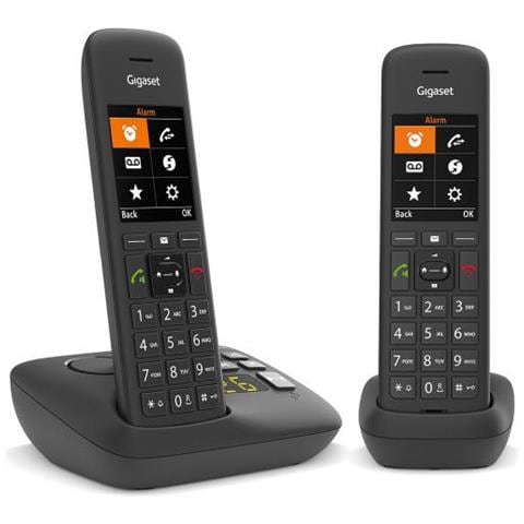 C575a Duo Telefono Analogico /dect Identificatore Di Chiamata Nero - Foto 1