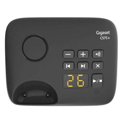 C575a Duo Telefono Analogico /dect Identificatore Di Chiamata Nero - Foto 2
