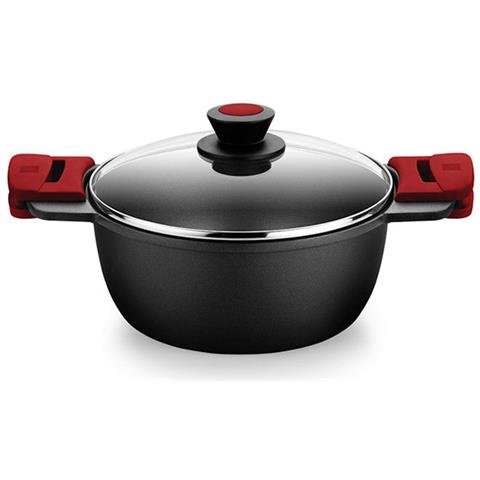 Premiere A410324 padella 4 L Rotondo Nero, Rosso - Foto 1