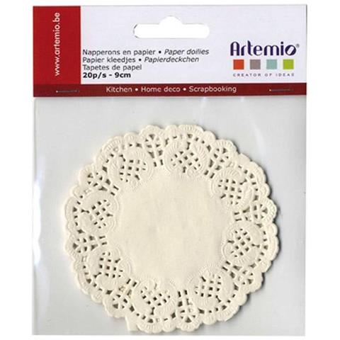 60 Centrini In Carta Bianca Ø 9 Cm - Foto 1