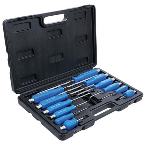 Set 12 Cacciaviti A Testa Battente Cacciavite Impatto Ferro In Valigetta - Foto 2