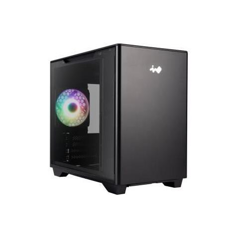 Case Mini Tower Vetro IW-CS-A3BLK-1ASN120S Colore Nero - Foto 1