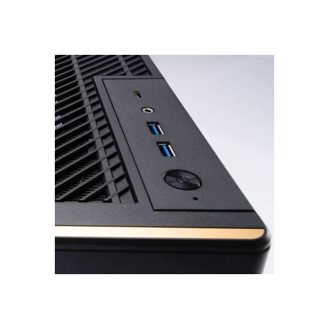 Case Mini Tower Vetro IW-CS-A3BLK-1ASN120S Colore Nero - Foto 5