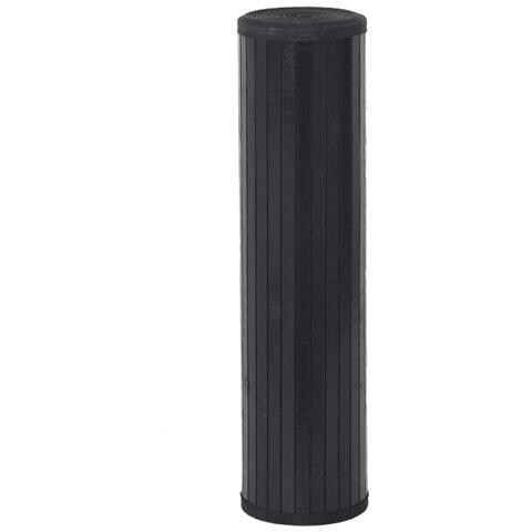 Tappeto Rettangolare Nero 80x300 Cm In Bambù - Foto 3