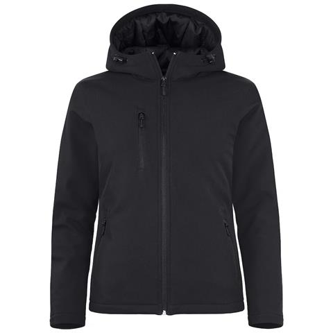 Padded Hoody Softshell Ladies Nero Xxl - Foto 1