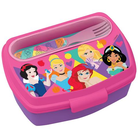Sandwich Box + Posate Per Bambine In Plastica - Foto 1