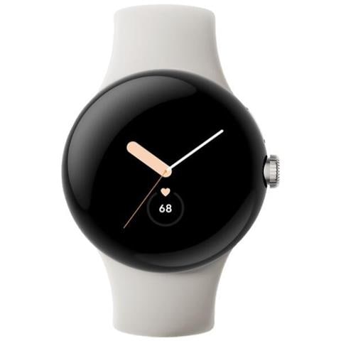 Pixel Watch (lte) - 41 Mm In Argento Lucido Con Cinturino Sportivo Color Gesso - Foto 1