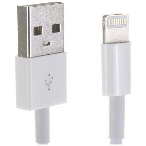 Dam Cavo Dati Lightning Per Ios Ricarica Rapida 100x1x1 Cm. Colore Bianco - Foto 2