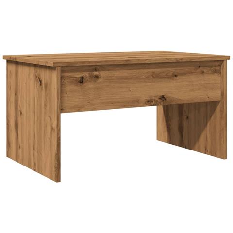 Tavolino Salotto Rovere Artigianale 80x50,5x41,5 Cm Truciolato - Foto 2