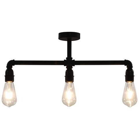 Lusso Casadino -  Lampadario Nero Per 3 Lampadine E27 - Foto 1