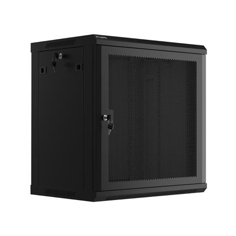 Lanberg WF01-6412-23B, Da parete, 12U, 60 kg, Lucchetti, 21 kg, Nero - Foto 1