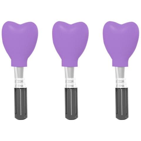 Nuovo Set Di Coperture Protettive Per Pennelli Da Trucco A Forma Di Cuore Purple - Foto 1