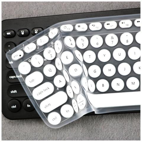 Copertura In Silicone Per Tastiera Logitech K780 White - Foto 4
