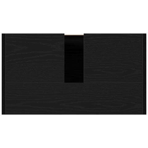Mobile da Bagno con Specchio in Rovere Nero 60x33x61 cm in Legno Ingegnerizzato - Foto 9