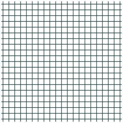 Recinzione in rete saldata con 13 pali a picco Verde 1.2x25 m Acciaio - Foto 9