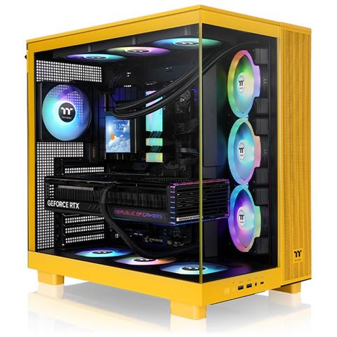 View 380 XL TG ARGB Midi Tower Giallo - Foto 1