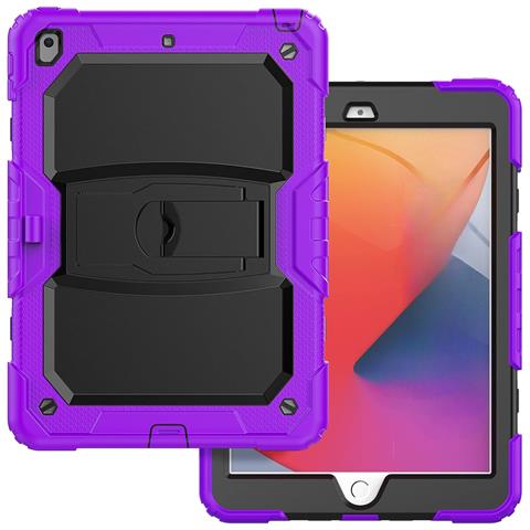 Custodia Per Ipad 9/8/7 10.2” Con Supporto E Alloggiamento Per Stilo Viola - Foto 1