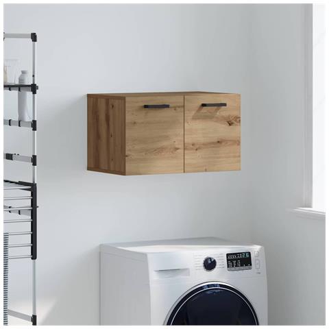 Armadietto a muro rovere artigianale 60 x 36.5 x 35 cm - Foto 2