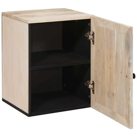 Mobile da Bagno Bianco 38 x 33.5 x 160 cm Legno Massiccio Mango - Foto 2