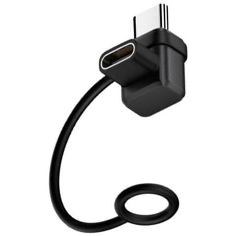 Adattatore A L Da Tipo-c Femmina A Maschio 2-pack: 240w, 120gbps Black - Foto 2