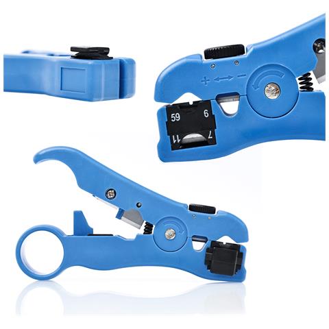 Strumento Manuale Per Rimozione Isolamento - Precisione E Durata | Materiale Abs E Metallo, 124,6x37 Mm, 95 G | Elettricisti Ed Elettronici - Foto 1