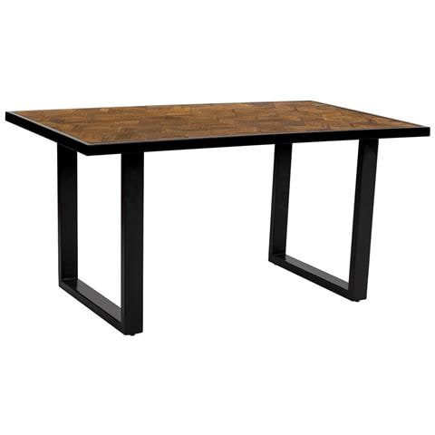 Tavolo Da Pranzo In Parquet Di Mango /finitura Colore Dm 160x90x76 - Foto 1