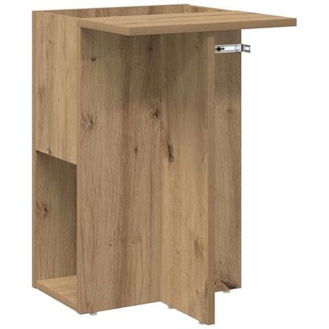 Tavolino Rovere artigianale 35 x 40 x 55 cm Legno multistrato - Foto 1