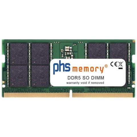 Memoria Phs 48gb Ram Lettore Compatibile Con Asus Expertbook B5602cva-mb0060x Ddr5 So Dimm 5600mhz Pc5-44800-s (sp527118) - Foto 1