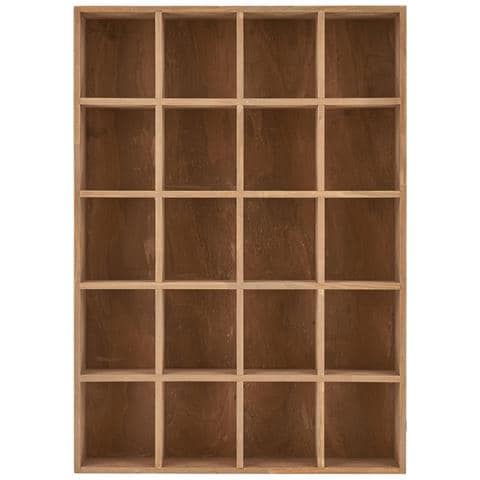 Scaffale Da Parete Moss In Pino Naturale 44×10×63 Cm - Foto 2