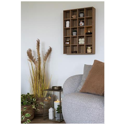 Scaffale Da Parete Moss In Pino Naturale 44×10×63 Cm - Foto 3