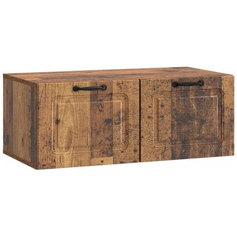 Mobile Porta TV da Muro Legno antico 78,5 x 41 x 30 cm - Foto 1