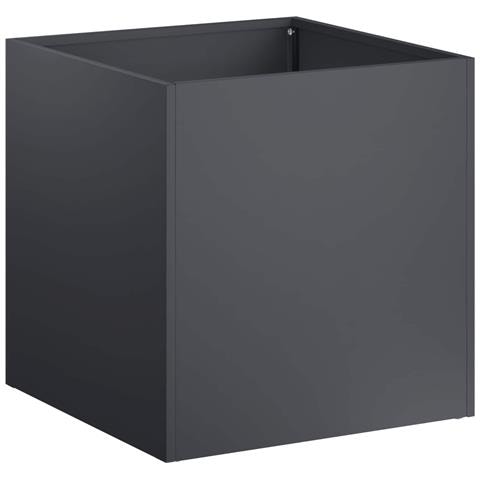 Vaso da giardino Antracite 35 x 35 x 35 cm - Foto 1