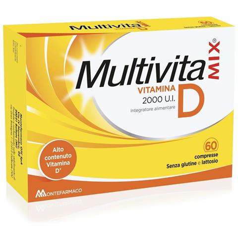 Multivitamix Vitamina D 2000 ui 60 Compresse - Foto 1