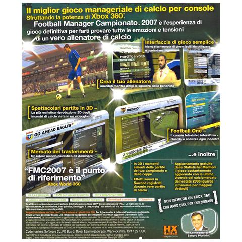 X360 - Football Manager Campionato 2007 - Foto 3