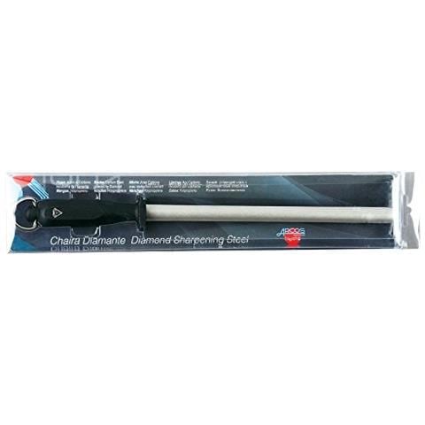 Serie Acciaini - Affilatore per coltelli - Acciaio Al Carbonio Cromato 280 Mm - Manico Polipropilene Colore Giallo - Foto 1