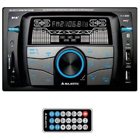 Autoradio 2 DIN SV-517 RDS BT DAB 4x 45 W Supporto MP3 Bluetooth USB / SD / AUX IN con Telecomando - Foto 1