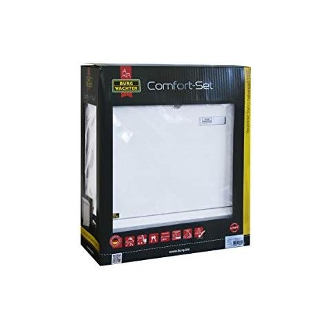 BurgWaechter comfort 91300 W Cassetta Postale con scomparto per Giornali Integrato, Bianco, titolare giornale Integrato acciaio zincato - Foto 3