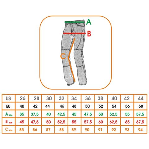 Pantaloni Moto Tessuto Nylon Tecnico 3 Strati Impermeabile Termico Nero 26 - Foto 2