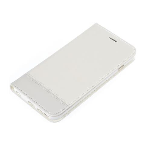 Wallet Folio Case, Cover A Libro - Apple Iphone 6 Plus / 6s Plus - Bianco - Foto 1