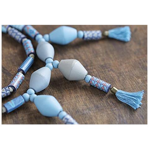 40 Perline Di Legno Cilindri 25 X 8 Mm - Foto 2