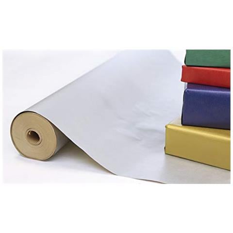 Carta Kraft Colorata A Righe, 65 G, Blu Cielo, 3 X 0.70 M - Foto 2