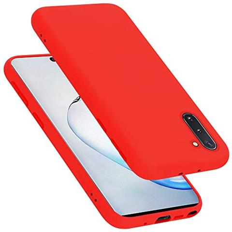 Custodia Compatibile Con Samsung Galaxy Note 10 In Liquid Rosso - Coperchio Protettivo In Silicone Tpu Flessibile - Foto 1